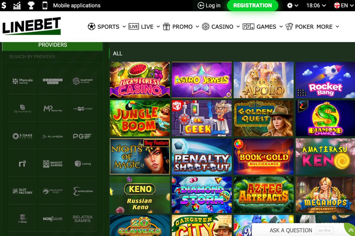 Linebet online casino site review for gambling from India